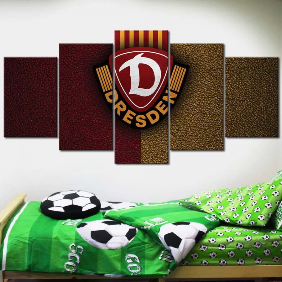 SG Dynamo Dresden Gelbes Leder Leinwandbilder – Bild 2