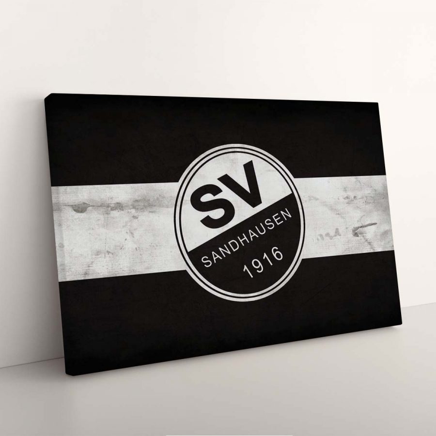SV Sandhausen Schwarz-Weiß Leinwandbilder – Bild 3
