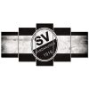 SV Sandhausen Schwarz-Weiß Leinwandbilder