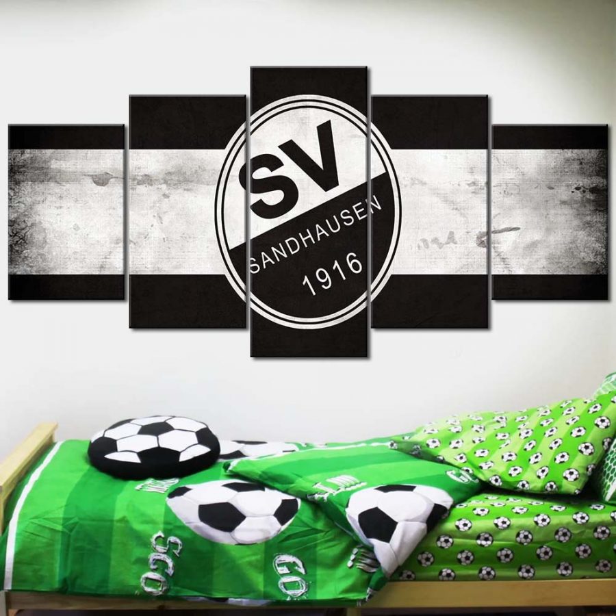 SV Sandhausen Schwarz-Weiß Leinwandbilder – Bild 2