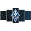 SV Waldhof Mannheim 07 Schwarz-Blauer Hintergrund 03 SVW Leinwandbilder