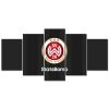 SV Wehen Wiesbaden Schwarzer Hintergrund Leinwandbilder