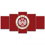 SV Wehen Wiesbaden Roter Hintergrund Leinwandbilder
