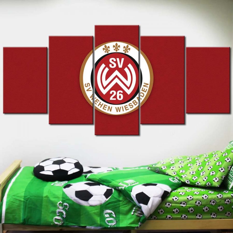 SV Wehen Wiesbaden Roter Hintergrund Leinwandbilder – Bild 2