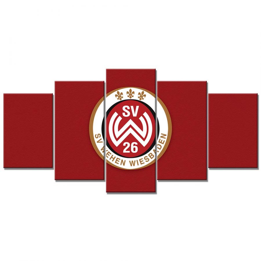 SV Wehen Wiesbaden Roter Hintergrund Leinwandbilder