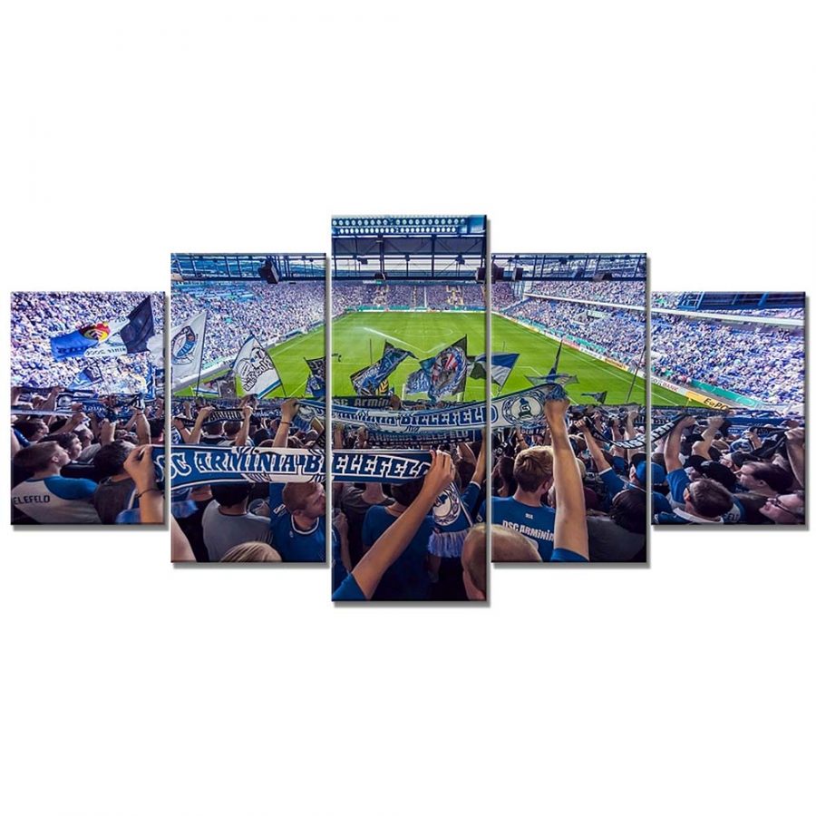 SchücoArena Stadion Alm DSC Arminia Bielefeld 5 Leinwandbilder