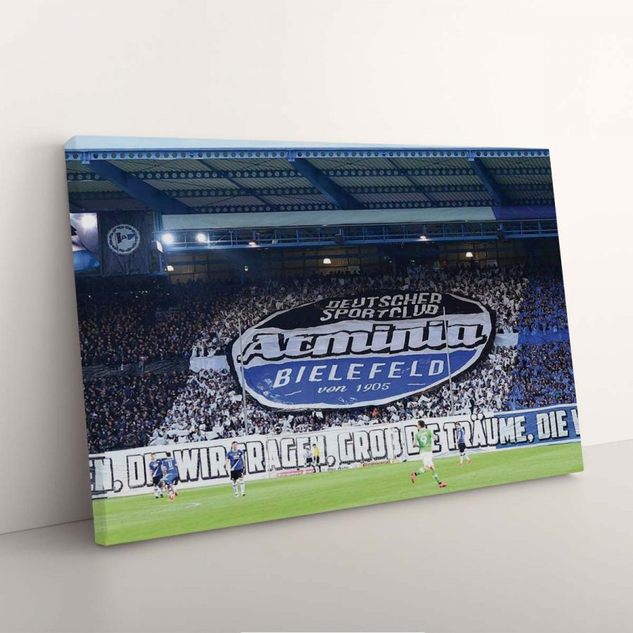 SchücoArena Stadion Alm DSC Arminia Bielefeld 6 Leinwandbilder – Bild 3