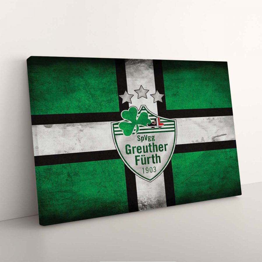 SpVgg Greuther Fürth Grün Leinwandbilder – Bild 3