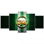 SpVgg Greuther Fürth Grünes Metall Leinwandbilder