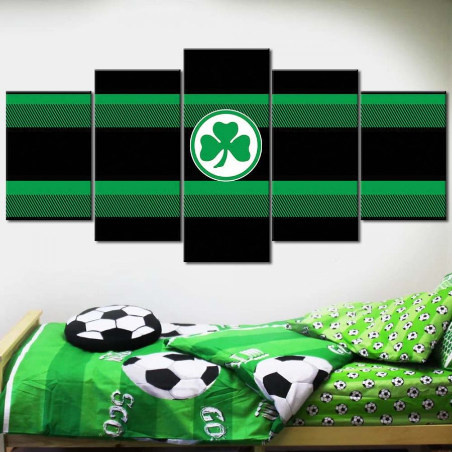 SpVgg Greuther Fürth Schwarz-Grün Leinwandbilder – Bild 2
