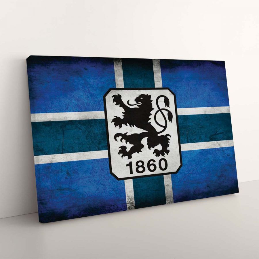 TSV 1860 München Blau 01 TSV Leinwandbilder – Bild 3