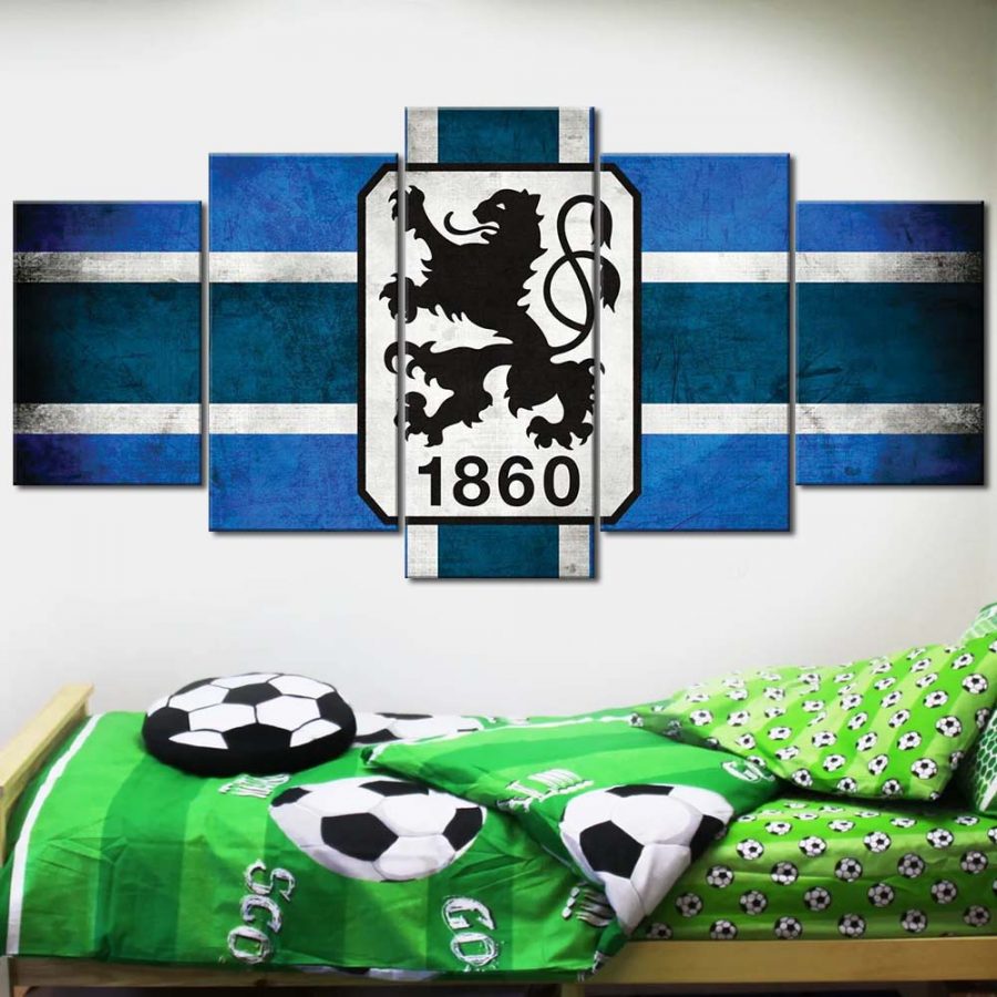 TSV 1860 München Blau 01 TSV Leinwandbilder – Bild 2