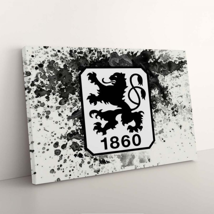 TSV 1860 München Schmutziger Hintergrund TSV Leinwandbilder – Bild 3