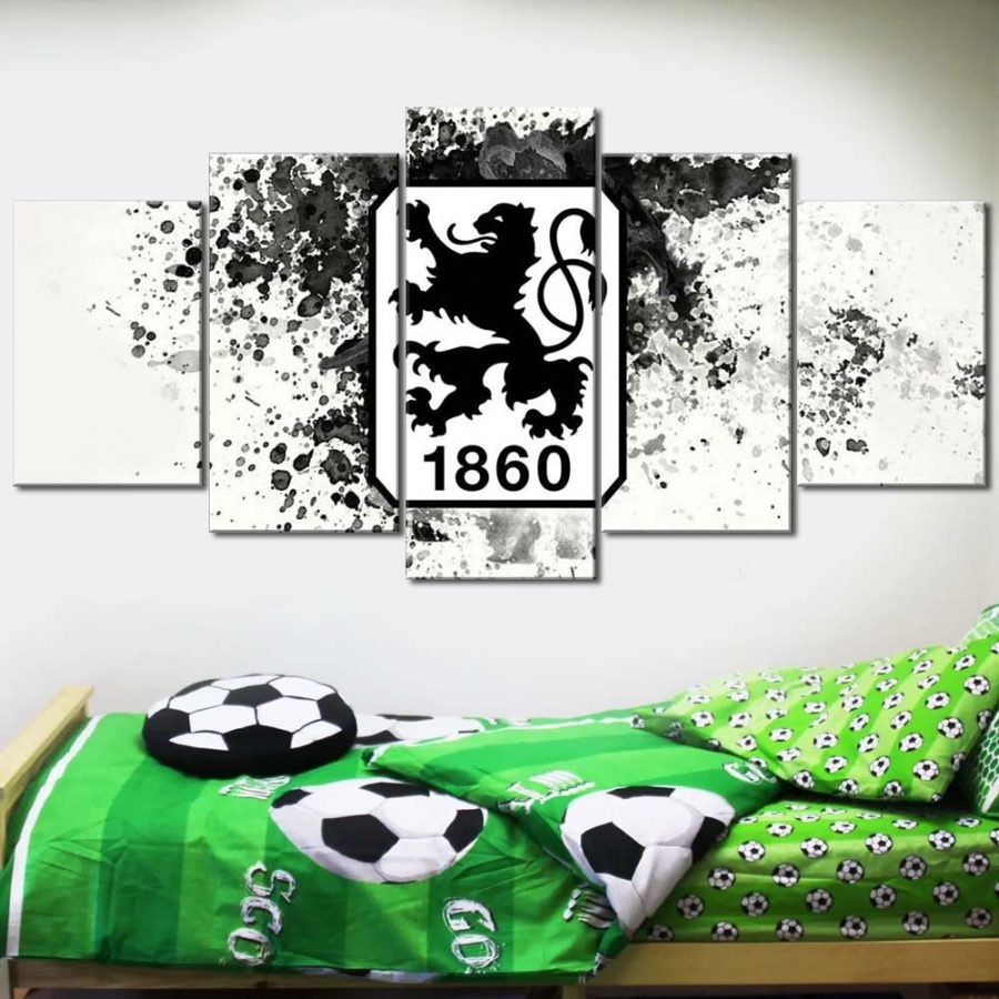 TSV 1860 München Schmutziger Hintergrund TSV Leinwandbilder – Bild 2