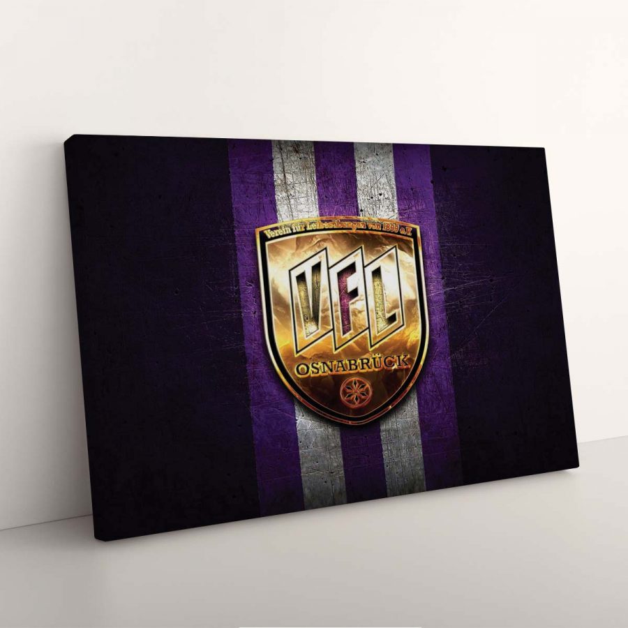 VfL Osnabrück Violettes Metall Leinwandbilder – Bild 3