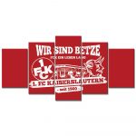 1. FC Kaiserslautern Wir sind Betze – Ein Leben lang 1FCK Leinwandbilder