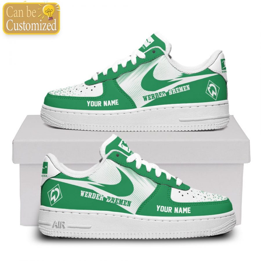 Werder Bremen - Werder Schuhe - Herren Turnschuhe - Herren Sportschuhe - Air Force 1 Schuhe - 8