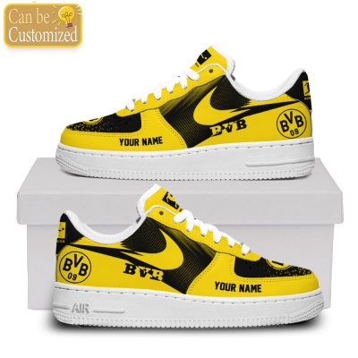 Borussia Dortmund - BVB Schuhe - Herren Turnschuhe - Herren Sportschuhe - Air Force 1 Schuhe - 3