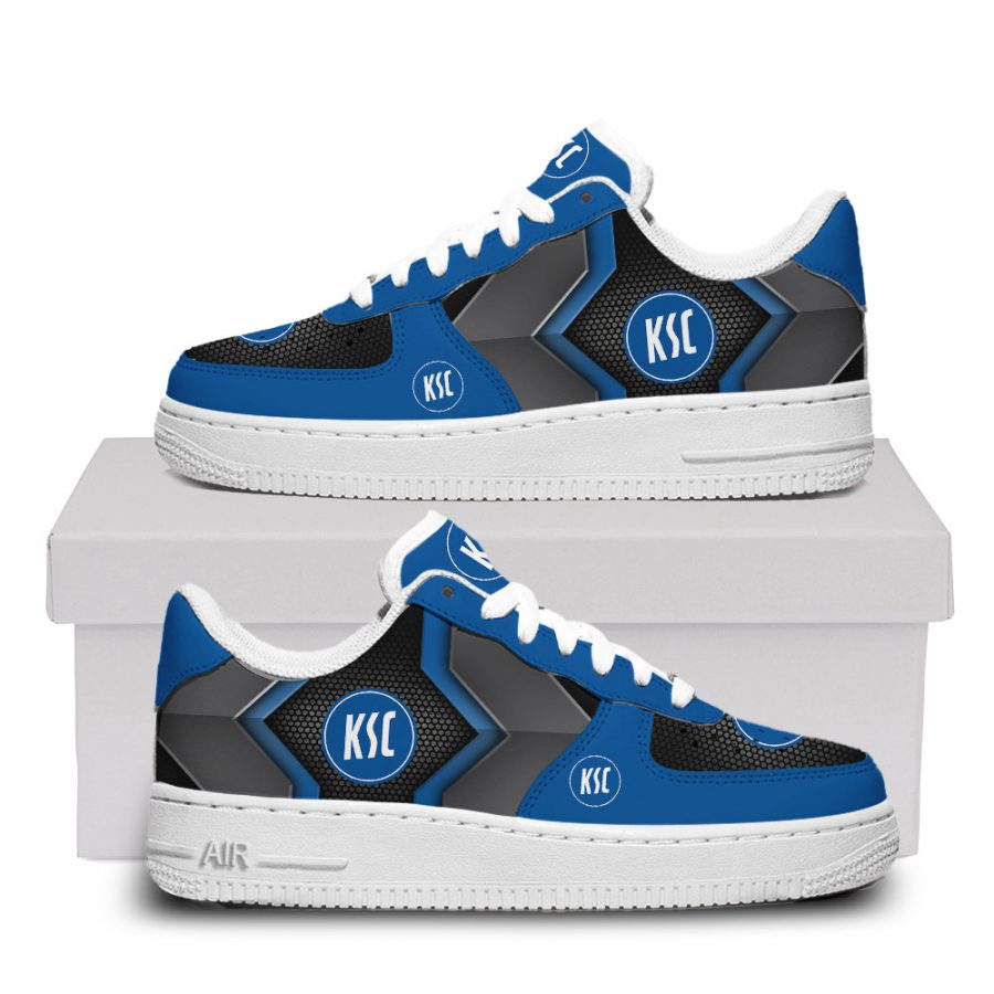 Karlsruher SC - KSC Schuhe - Herren Turnschuhe - Herren Sportschuhe - Air Force 1 Schuhe - 10