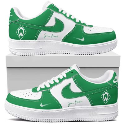 Werder Bremen - Werder Schuhe - Herren Turnschuhe - Herren Sportschuhe - Air Force 1 Schuhe - 10