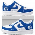 Schalke 04 – S04 Schuhe – Herren Turnschuhe – Herren Sportschuhe – Air Force 1 Schuhe – 10