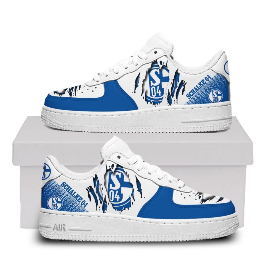 Schalke 04 - S04 Schuhe - Herren Turnschuhe - Herren Sportschuhe - Air Force 1 Schuhe - 11