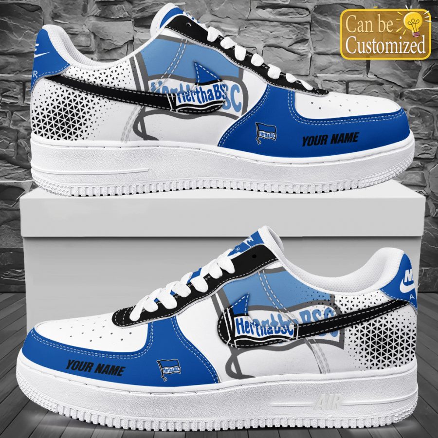 Hertha BSC - Hertha Schuhe - Herren Turnschuhe - Herren Sportschuhe - Air Force 1 Schuhe - 10