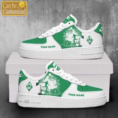 Werder Bremen - Werder Schuhe - Herren Turnschuhe - Herren Sportschuhe - Air Force 1 Schuhe - 13