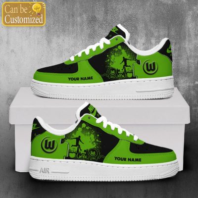 VfL Wolfsburg - WOB Schuhe - Herren Turnschuhe - Herren Sportschuhe - Air Force 1 Schuhe - 10