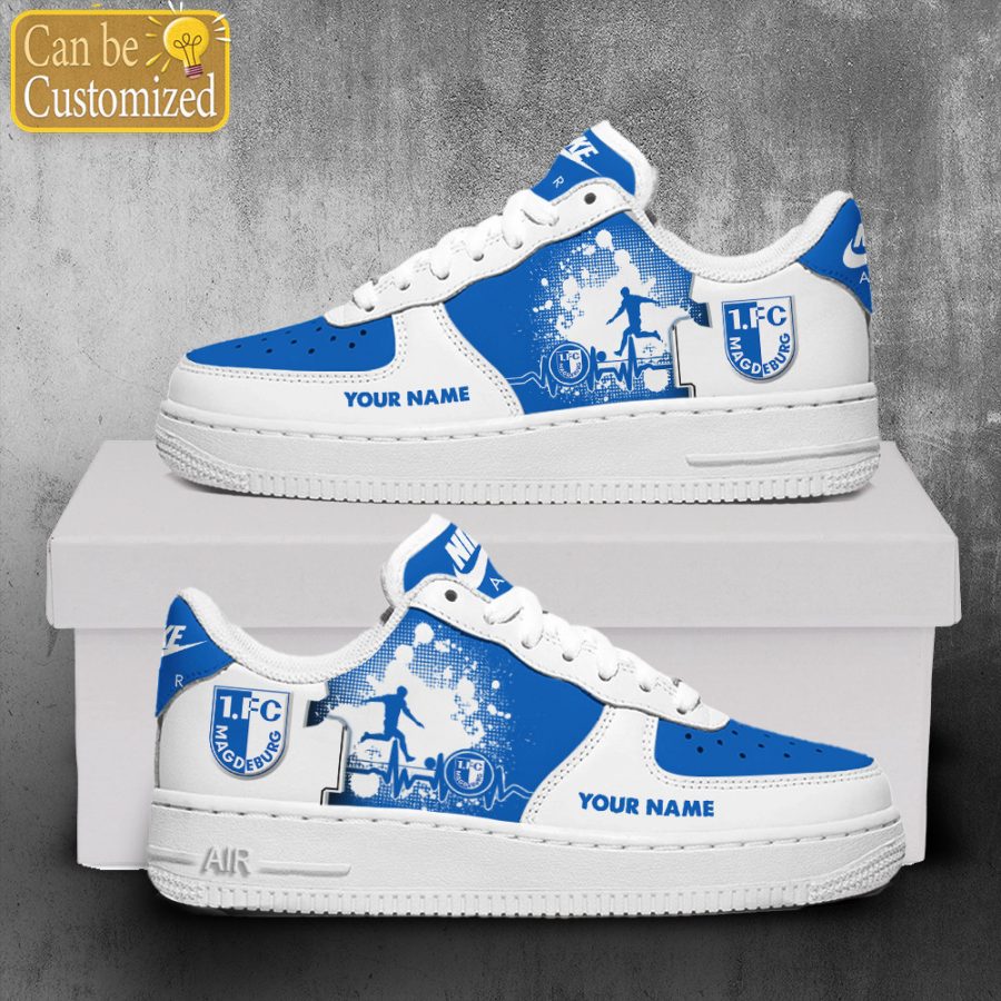 1. FC Magdeburg - FCM Schuhe - Herren Turnschuhe - Herren Sportschuhe - Air Force 1 Schuhe - 12