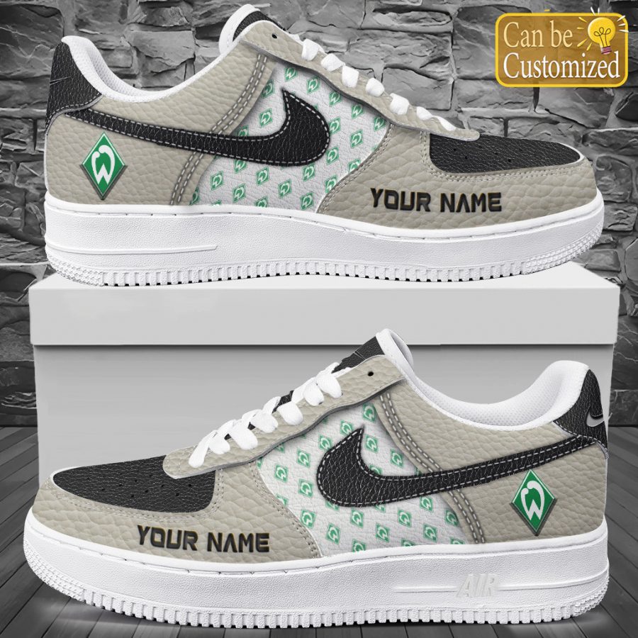 Werder Bremen - Werder Schuhe - Herren Turnschuhe - Herren Sportschuhe - Air Force 1 Schuhe - 14