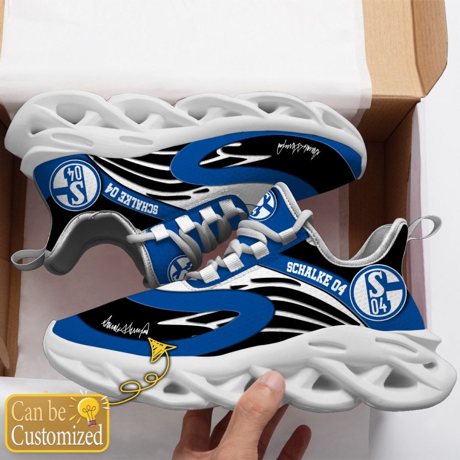 Schalke 04 - S04 Schuhe - Herren Turnschuhe - Herren Sportschuhe - Max Soul Schuhe - 16
