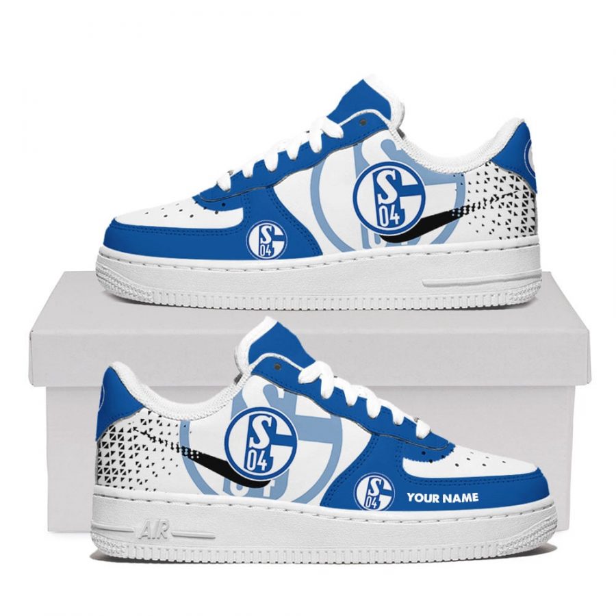 Schalke 04 - S04 Schuhe - Herren Turnschuhe - Herren Sportschuhe - Air Force 1 Schuhe - 3