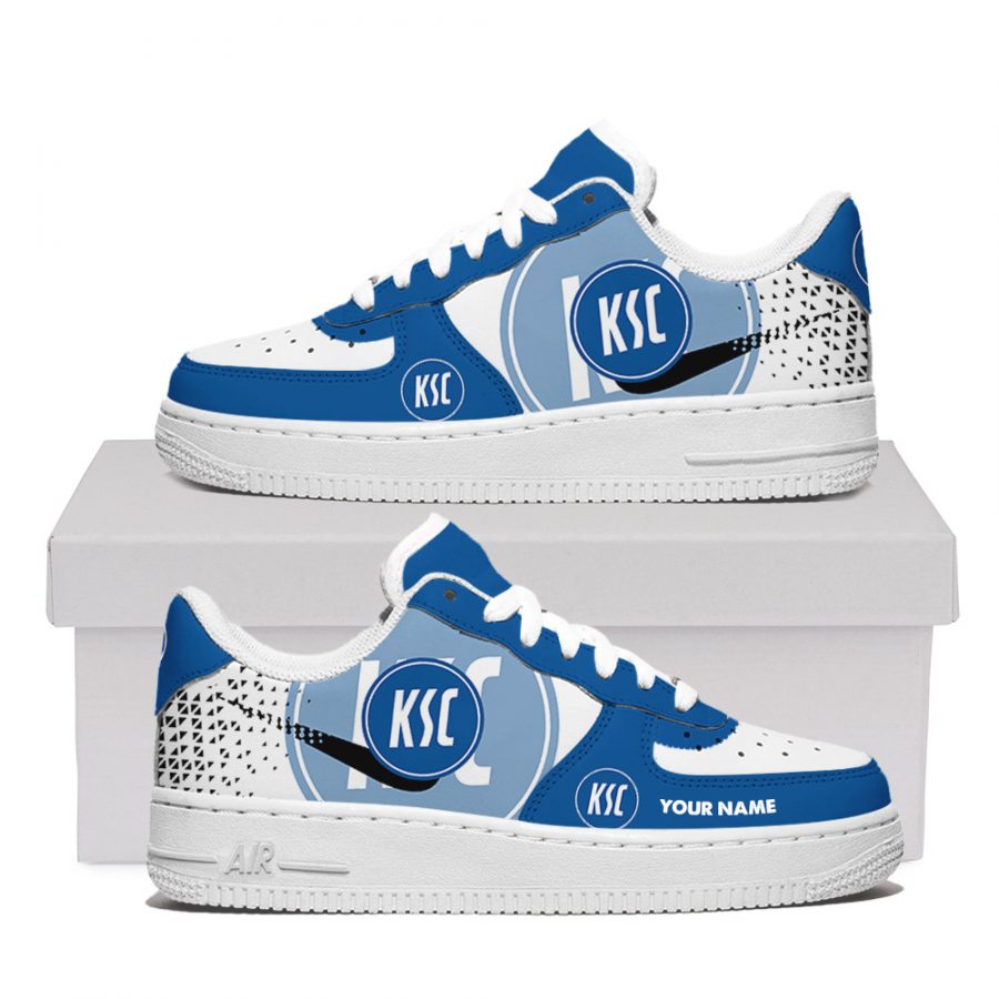 Karlsruher SC - KSC Schuhe - Herren Turnschuhe - Herren Sportschuhe - Air Force 1 Schuhe - 3