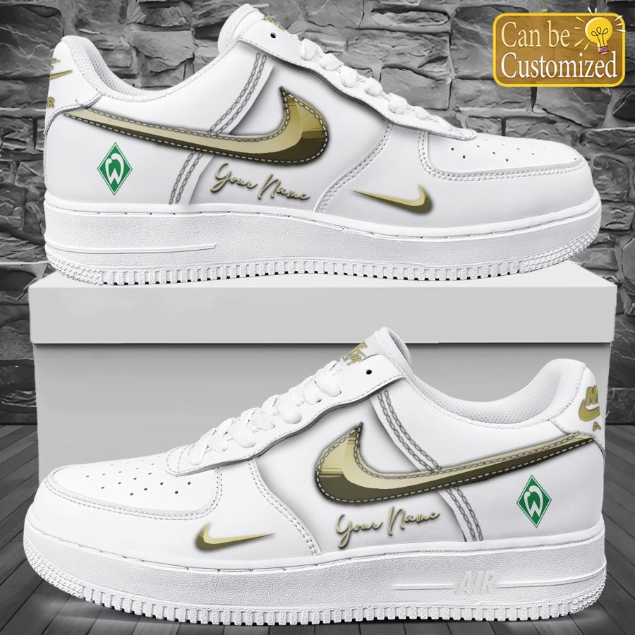 Werder Bremen - Werder Schuhe - Herren Turnschuhe - Herren Sportschuhe - Air Force 1 Schuhe - 5