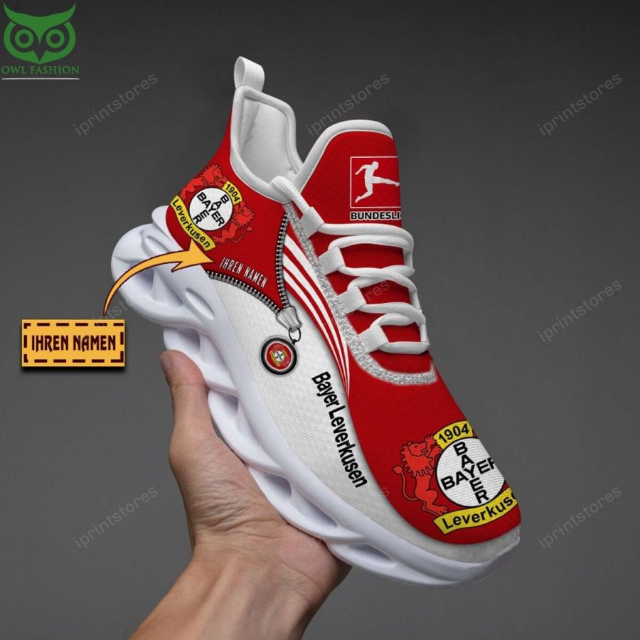 Bayer 04 Leverkusen Reißverschlussmuster Schuhe