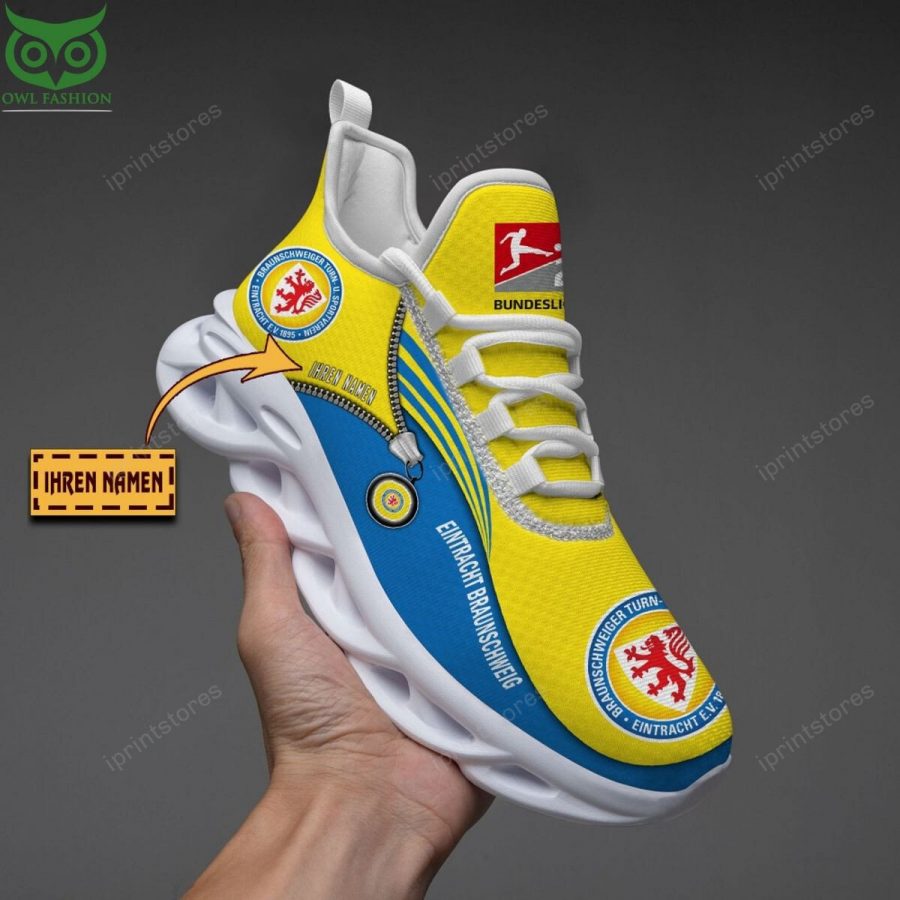 Eintracht Braunschweig Reißverschlussmuster Schuhe