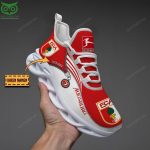 FC Augsburg Reißverschlussmuster Schuhe