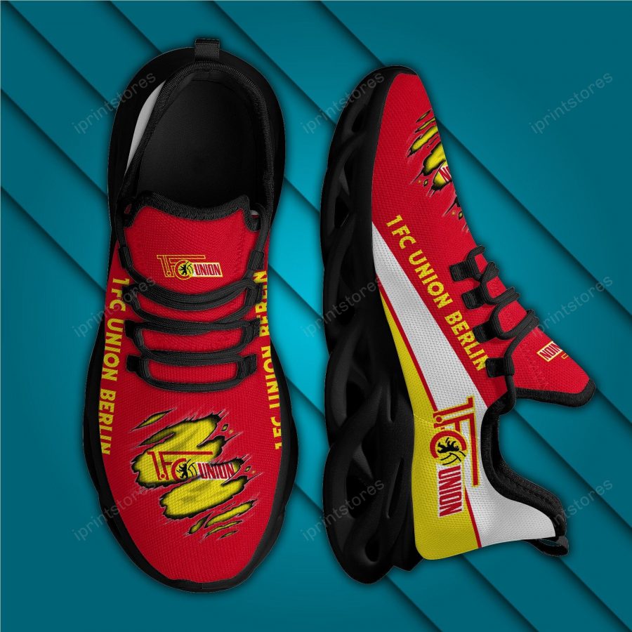 1. FC Union Berlin Logo Torn Pattern Schuhe – Bild 2