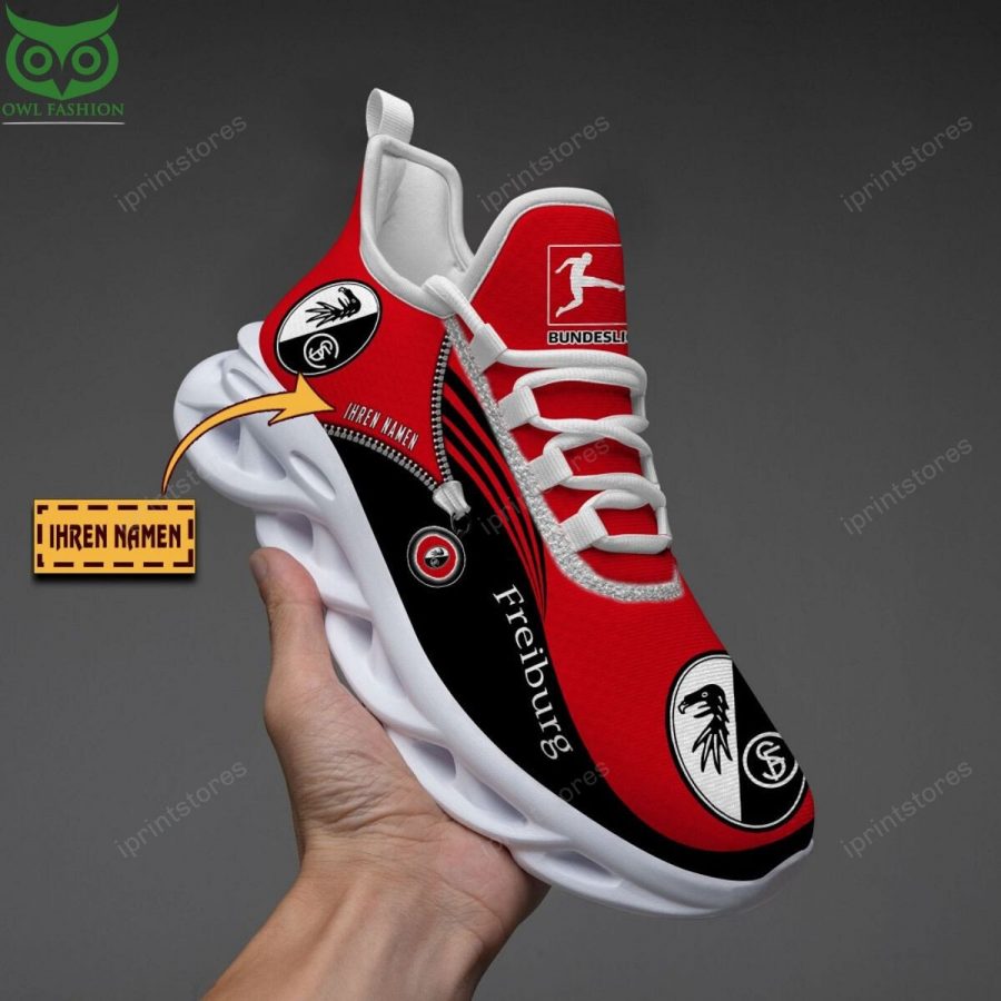 SC Freiburg Reißverschlussmuster Schuhe
