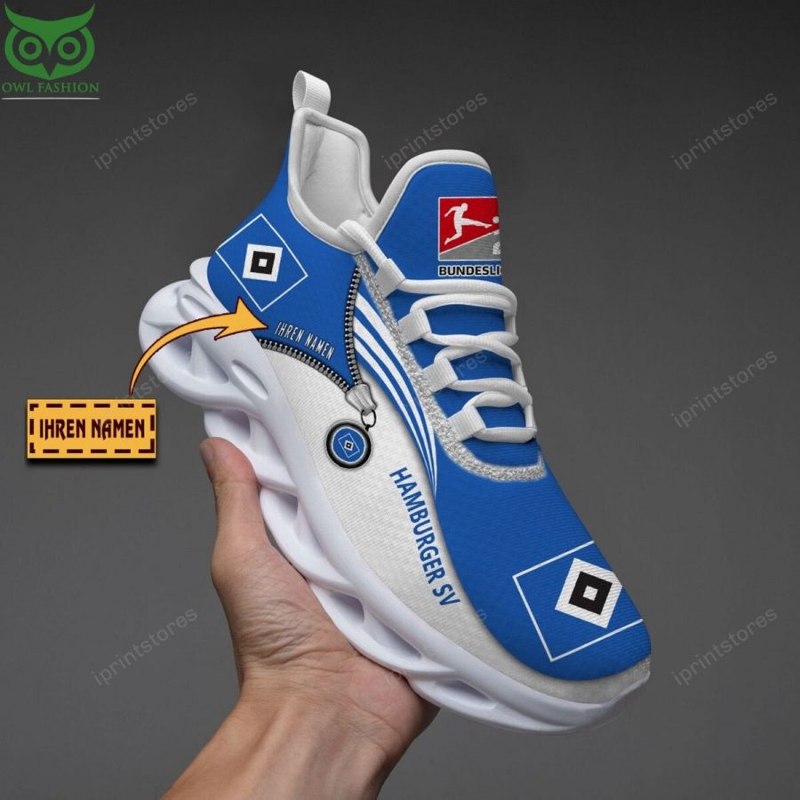Hamburger SV Reißverschlussmuster Schuhe