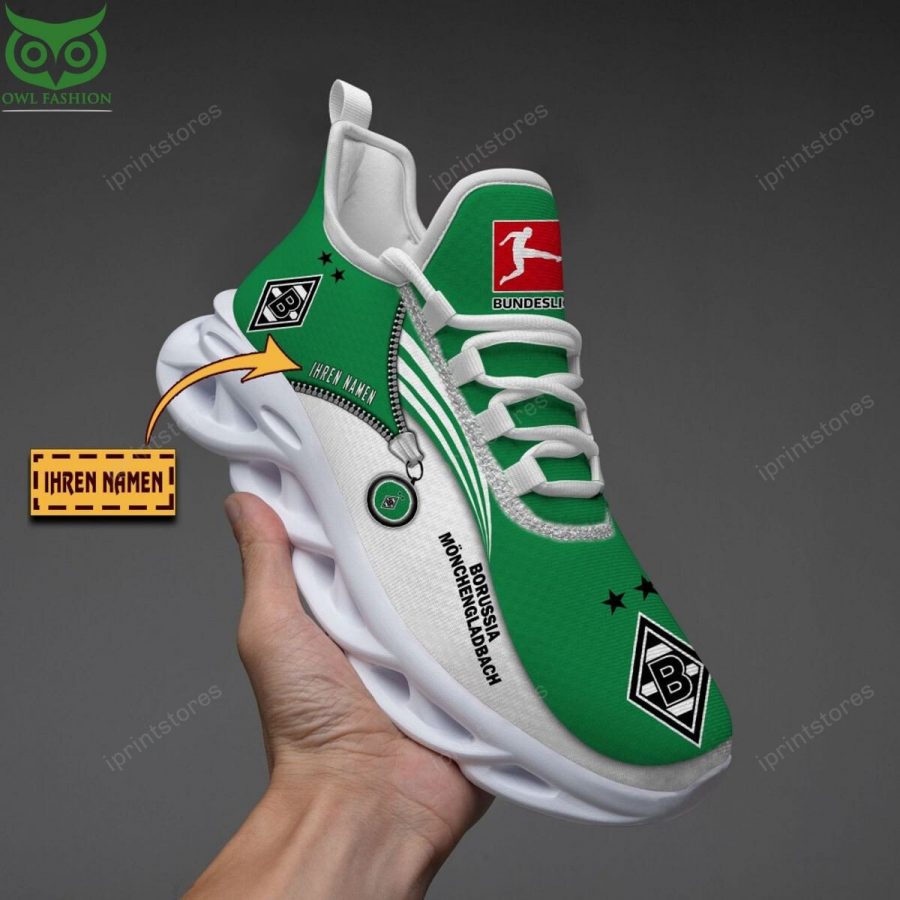 Borussia Mönchengladbach Reißverschlussmuster Schuhe
