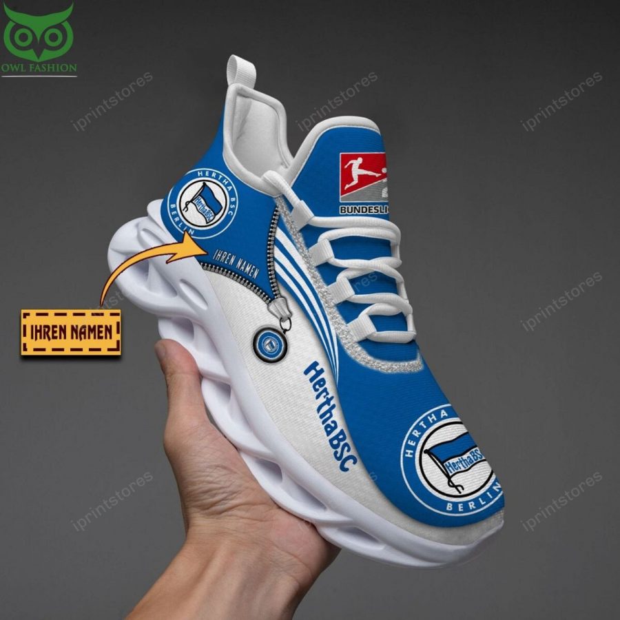 Hertha BSC Reißverschlussmuster Schuhe