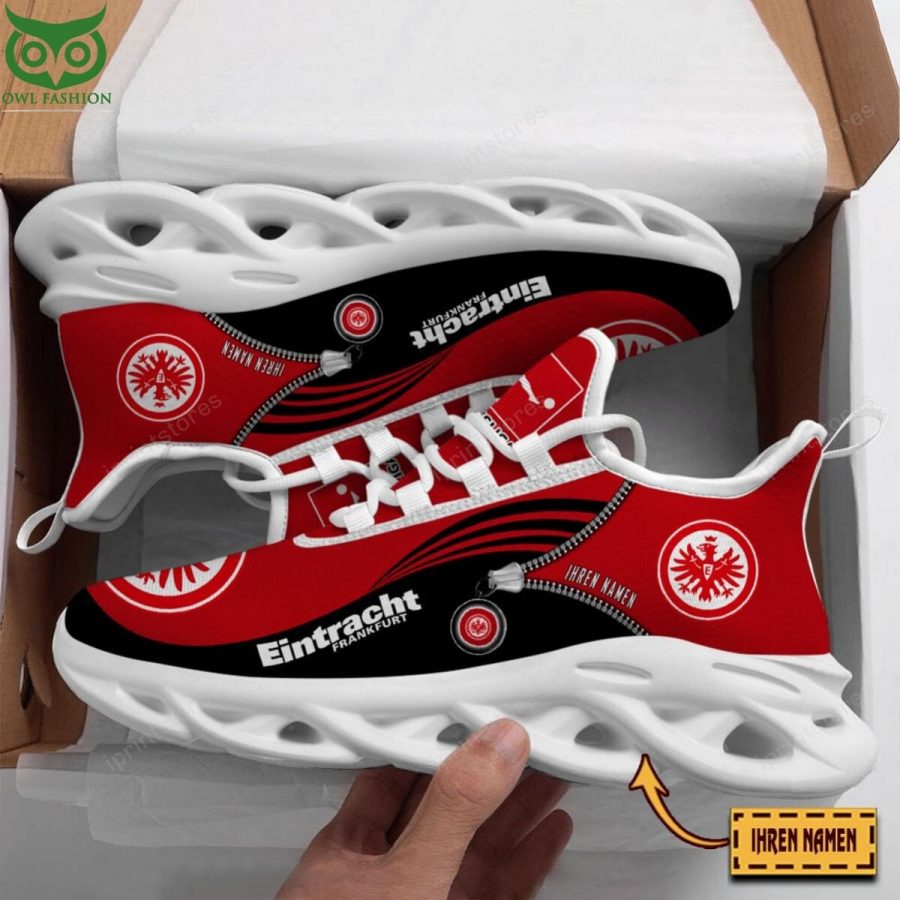 Eintracht Frankfurt Reißverschlussmuster Schuhe – Bild 2