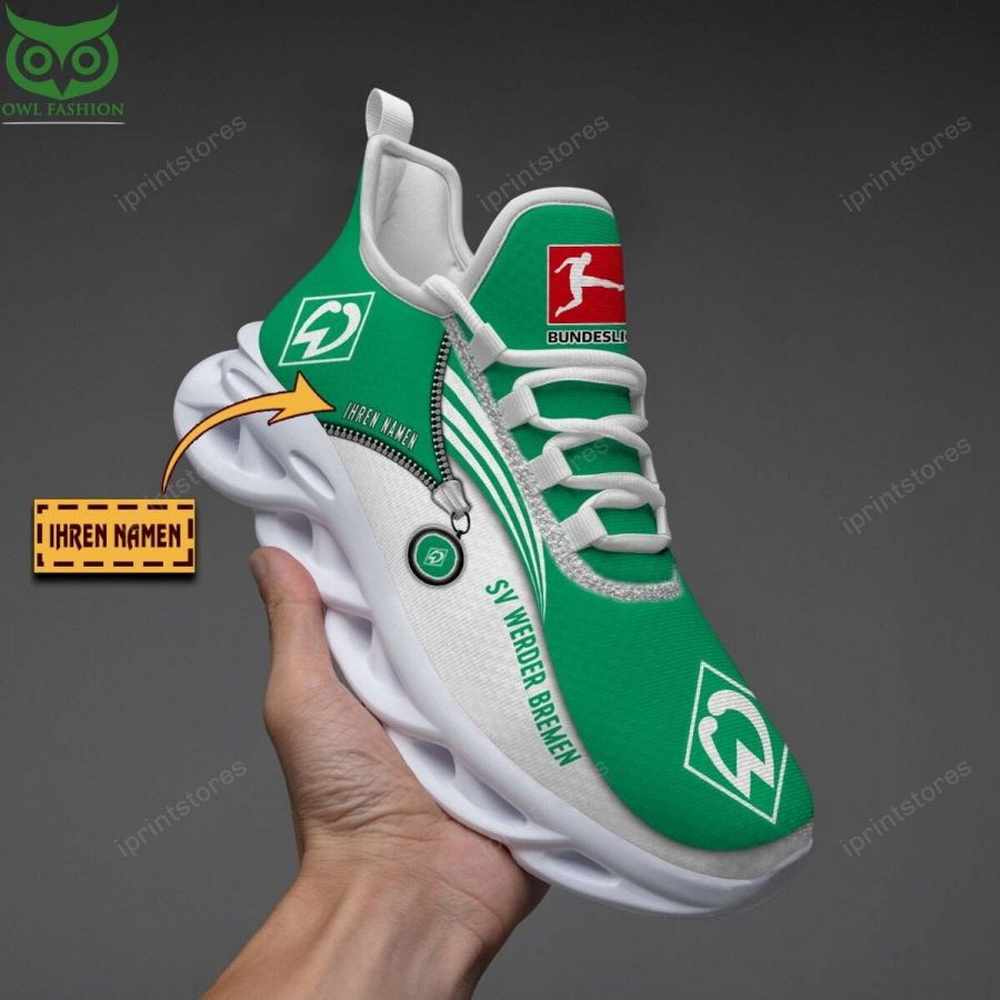 SV Werder Bremen Reißverschlussmuster Schuhe