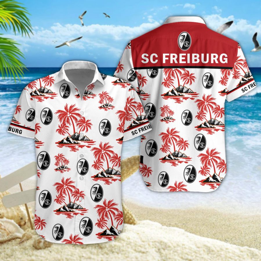 Hawaiihemd SC Freiburg II – Herren Sommerhemd