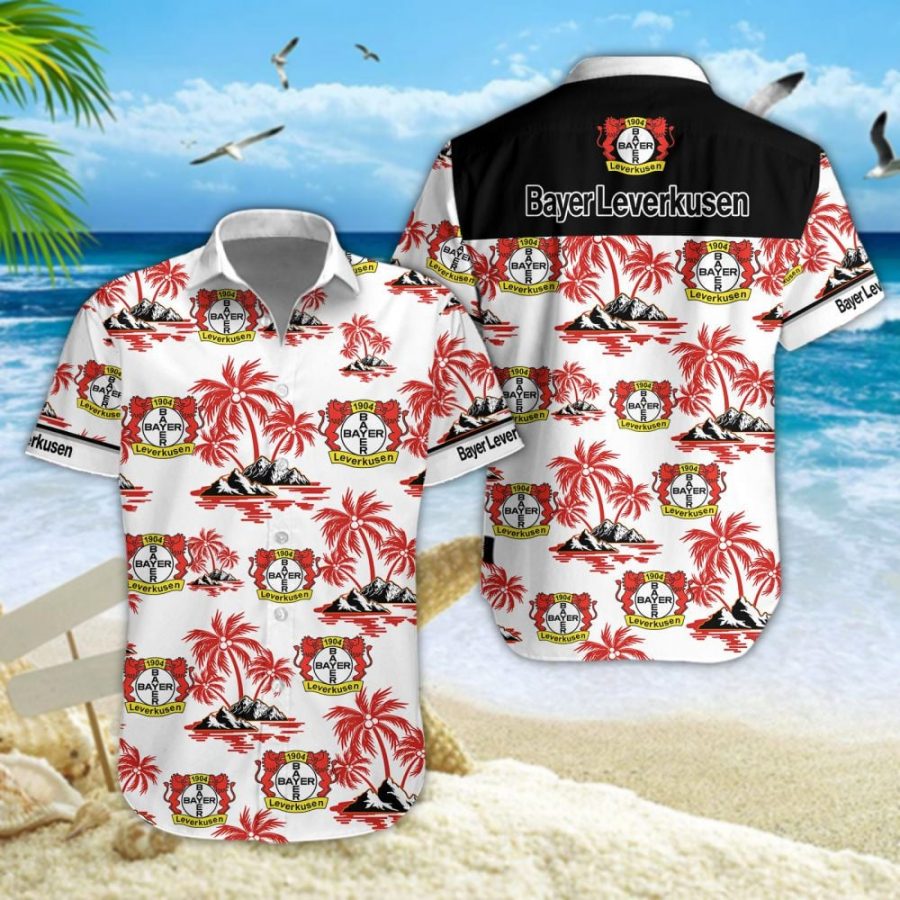 Hawaiihemd Bayer 04 Leverkusen – Herren Sommerhemd