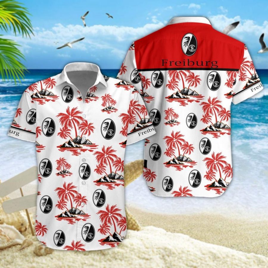 Hawaiihemd SC Freiburg – Herren Sommerhemd