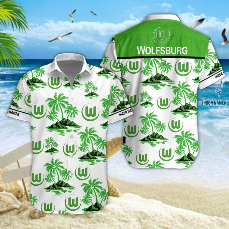 Hawaiihemd VfL Wolfsburg – Herren Sommerhemd