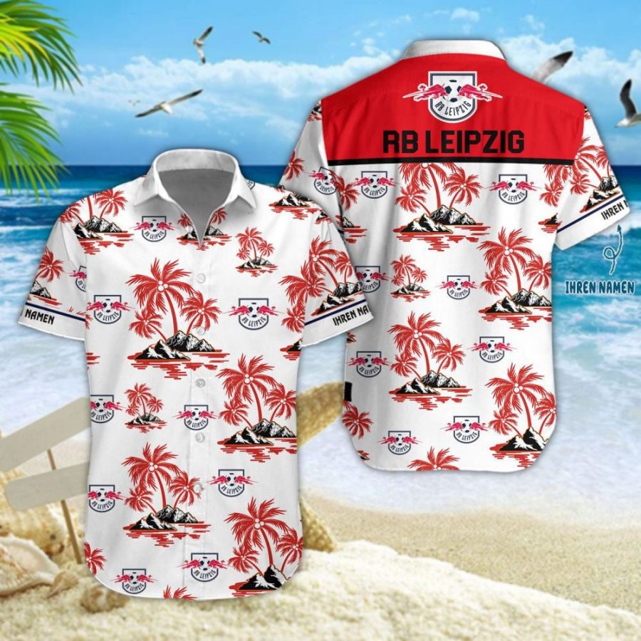 Hawaiihemd RB Leipzig – Herren Sommerhemd